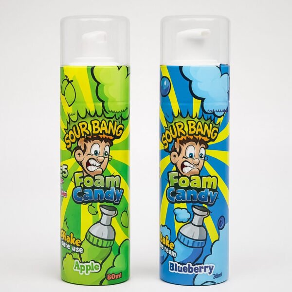 (SOUR BANG ) حلوى سور بانج الرغوية بنكهة التوت الأزرق , صناعة الصين نخب اول 70 مل