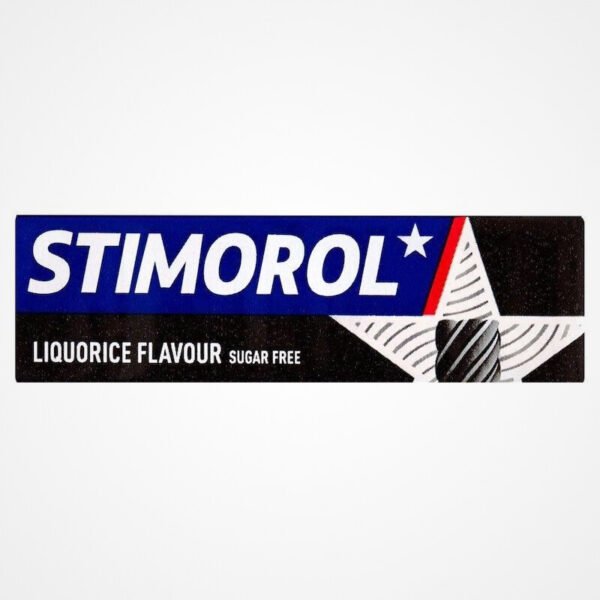 (STIMOROL ) ستيمورول عرق السوس فلاف خالي من السكر , صناعة الدنمارك 14 جم