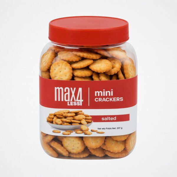 ( MAX 4 LEES ) بسكويت مقرمش بنكهة الملح , صناعة الهند 277 غم  