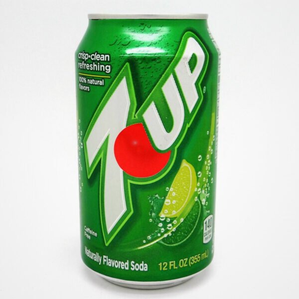 (7UP ) سفن اب صودا بنكهة طبيعية , صناعة امريكية 355 مل  