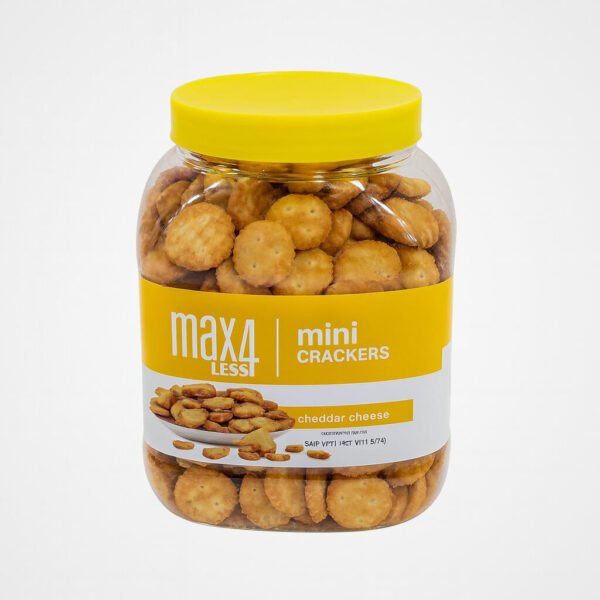 ( MAX 4 LEES ) بسكويت مقرمش بنكهة الجبنة تشدر , صناعة الهند 277 غم  