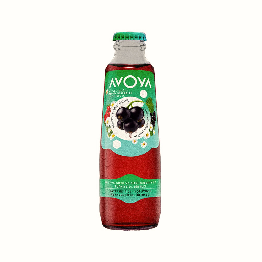 AVOYA FRUITY SPARKLING Made in Turkey 200ML